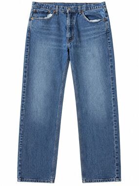 Levi's 505 Regular Fit Jeans Men's 34x32 Medium Wash Straight Leg Denim Classic